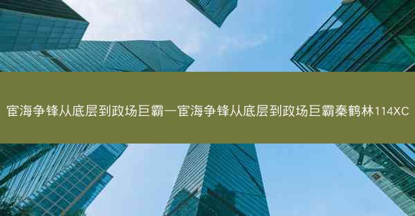 宦海争锋从底层到政场巨霸—宦海争锋从底层到政场巨霸秦鹤林114XC